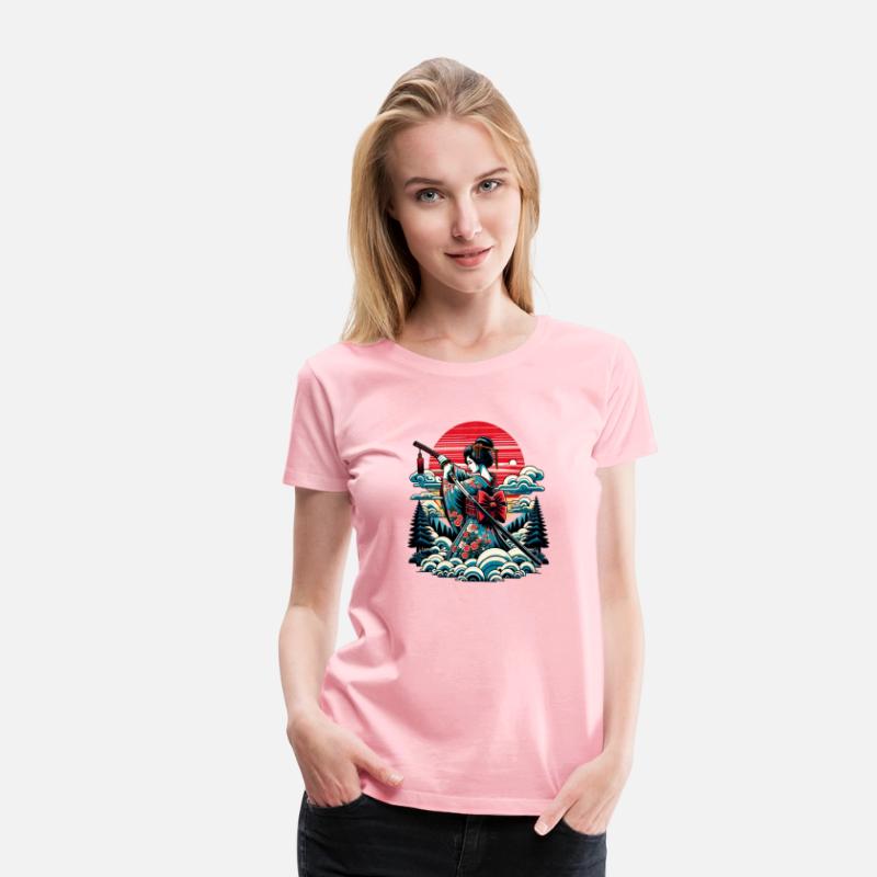 Fierce Geisha Warrior – Vintage Japan Katana Art