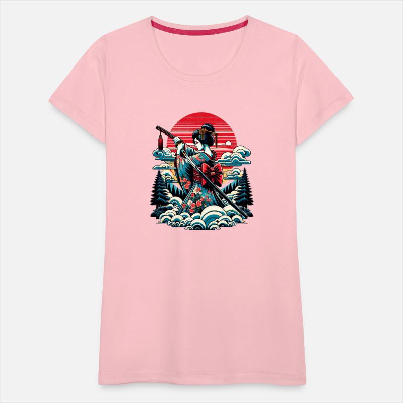 Fierce Geisha Warrior – Vintage Japan Katana Art