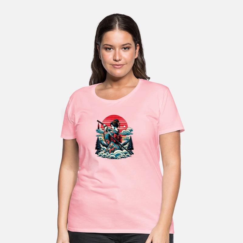 Fierce Geisha Warrior – Vintage Japan Katana Art