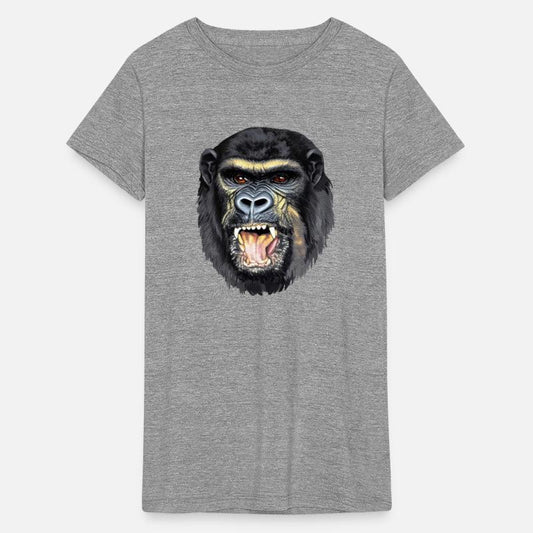 Fierce Gorilla Head Design, Wild Animal Art