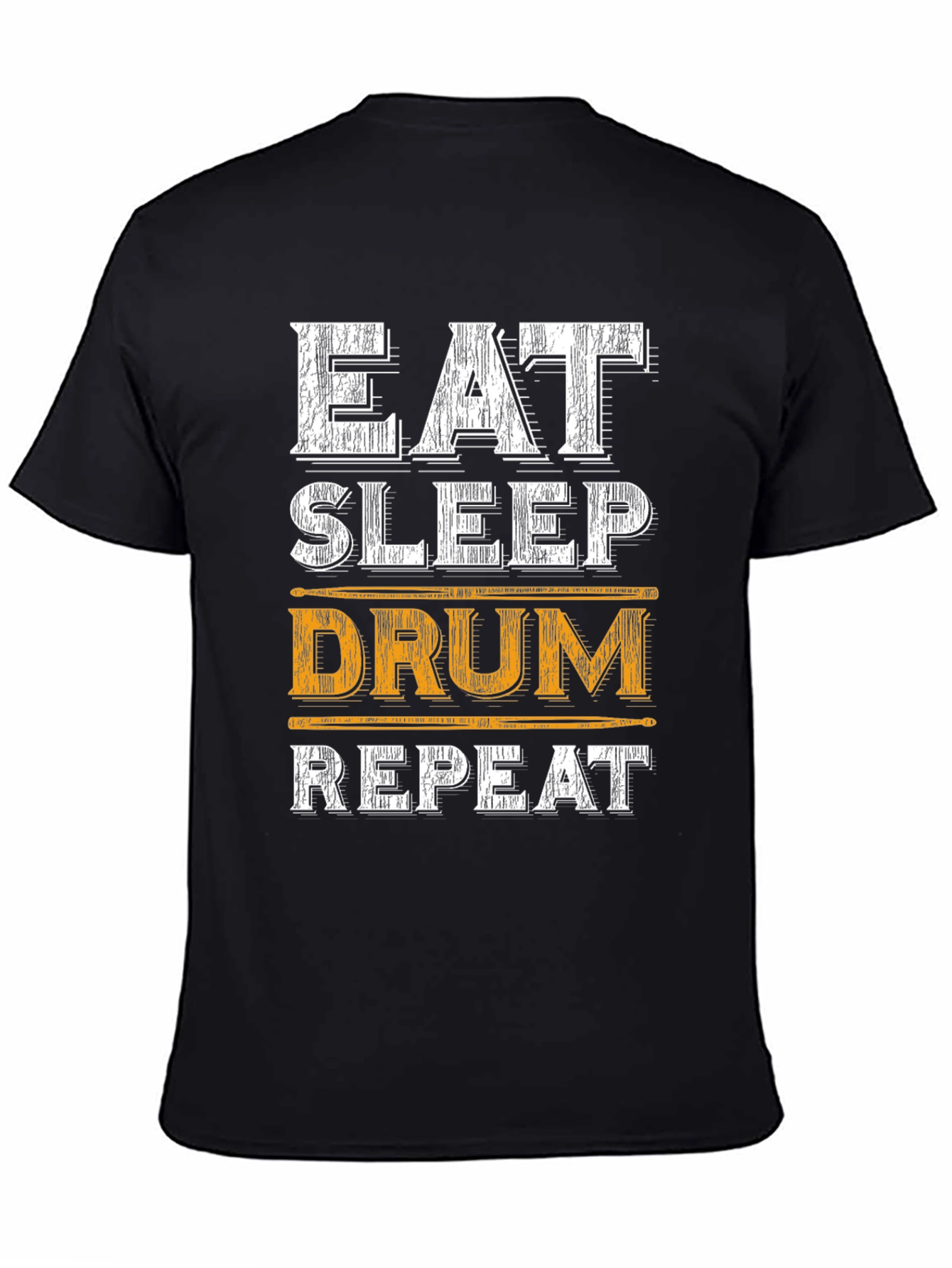 Eat Sleep Drum Repeat Graphic Tee