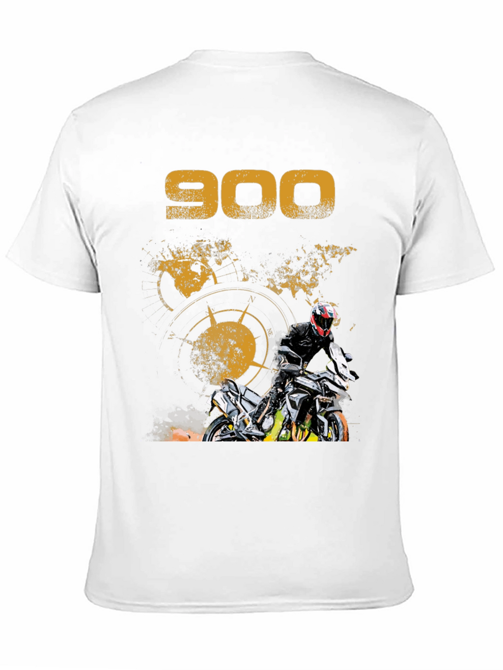 900 Motorcycle Graphic T-Shirt