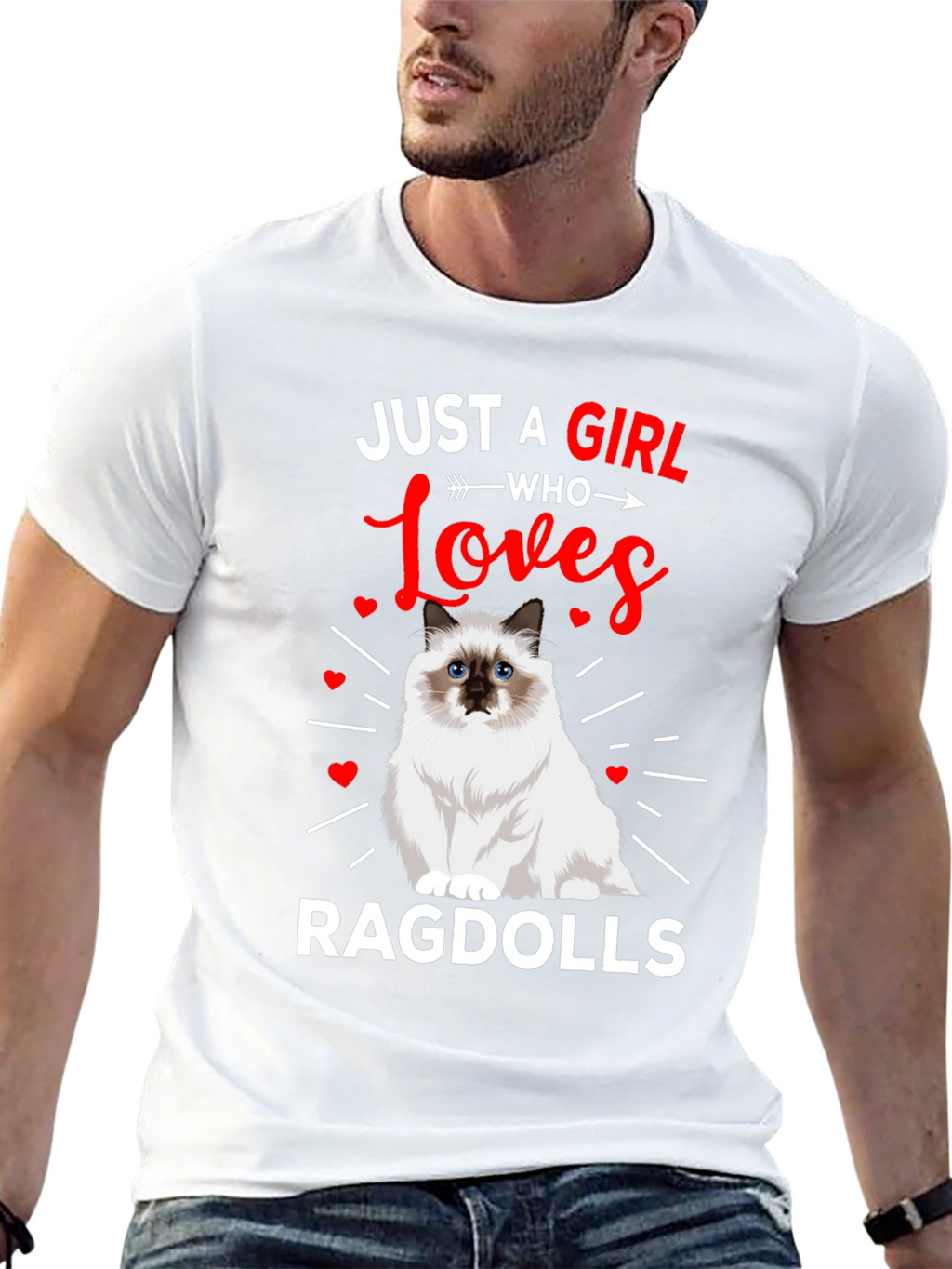 Just a Girl Who Loves Ragdolls T-Shirt