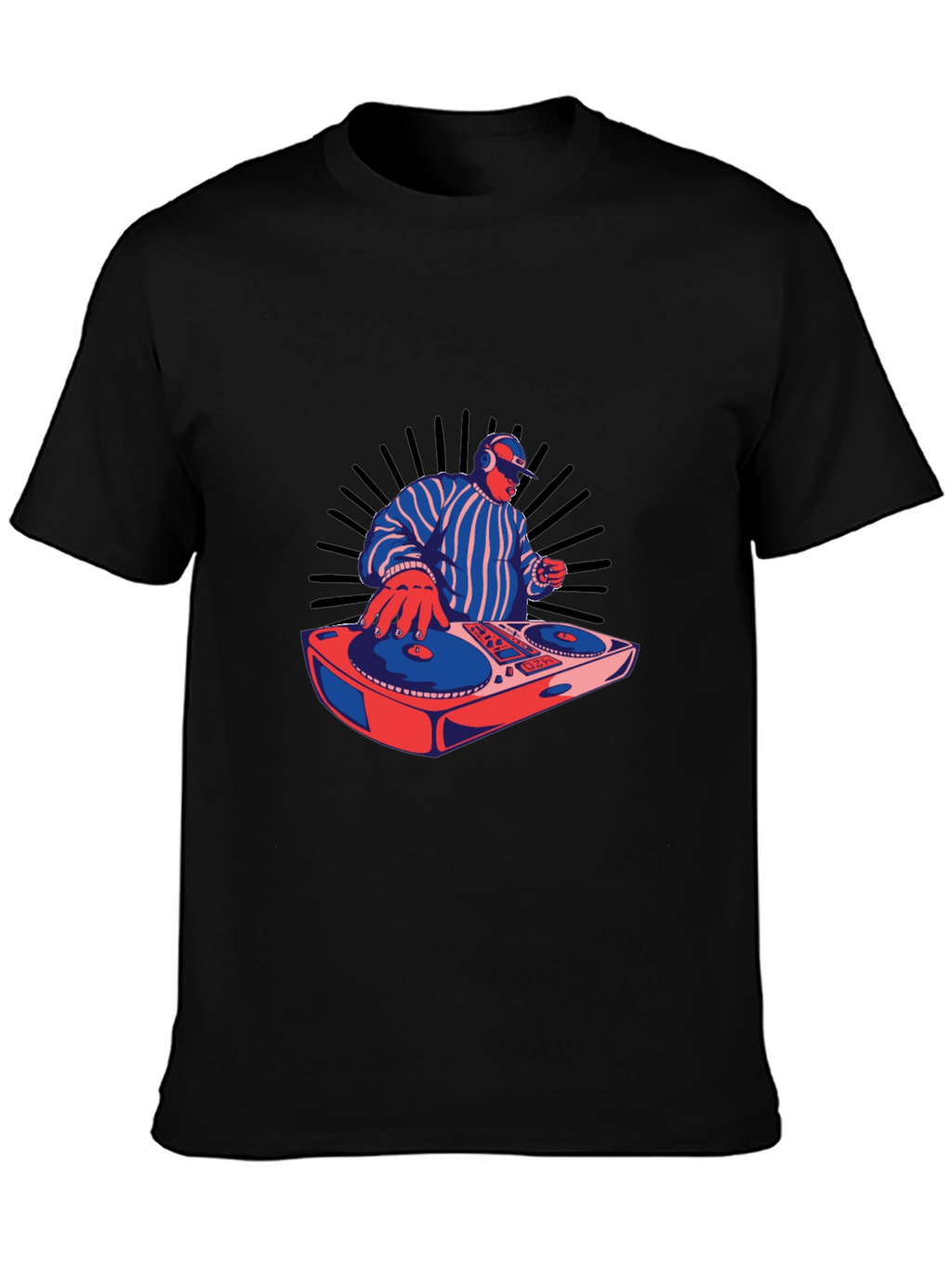DJ Turntable Graphic T-Shirt