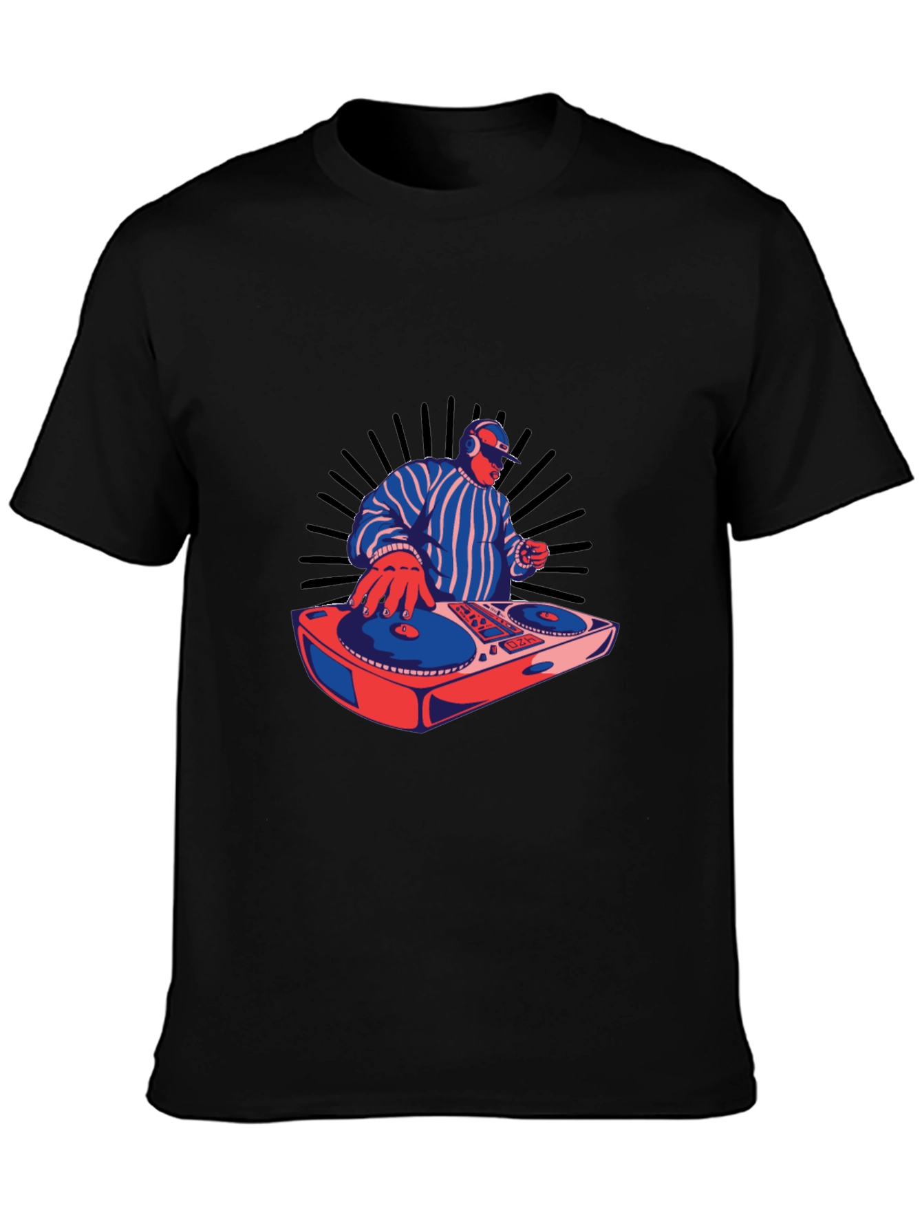DJ Turntable Graphic T-Shirt