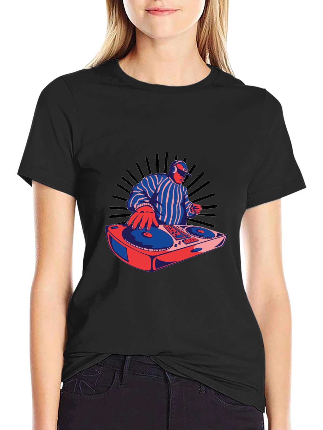 DJ Turntable Graphic T-Shirt