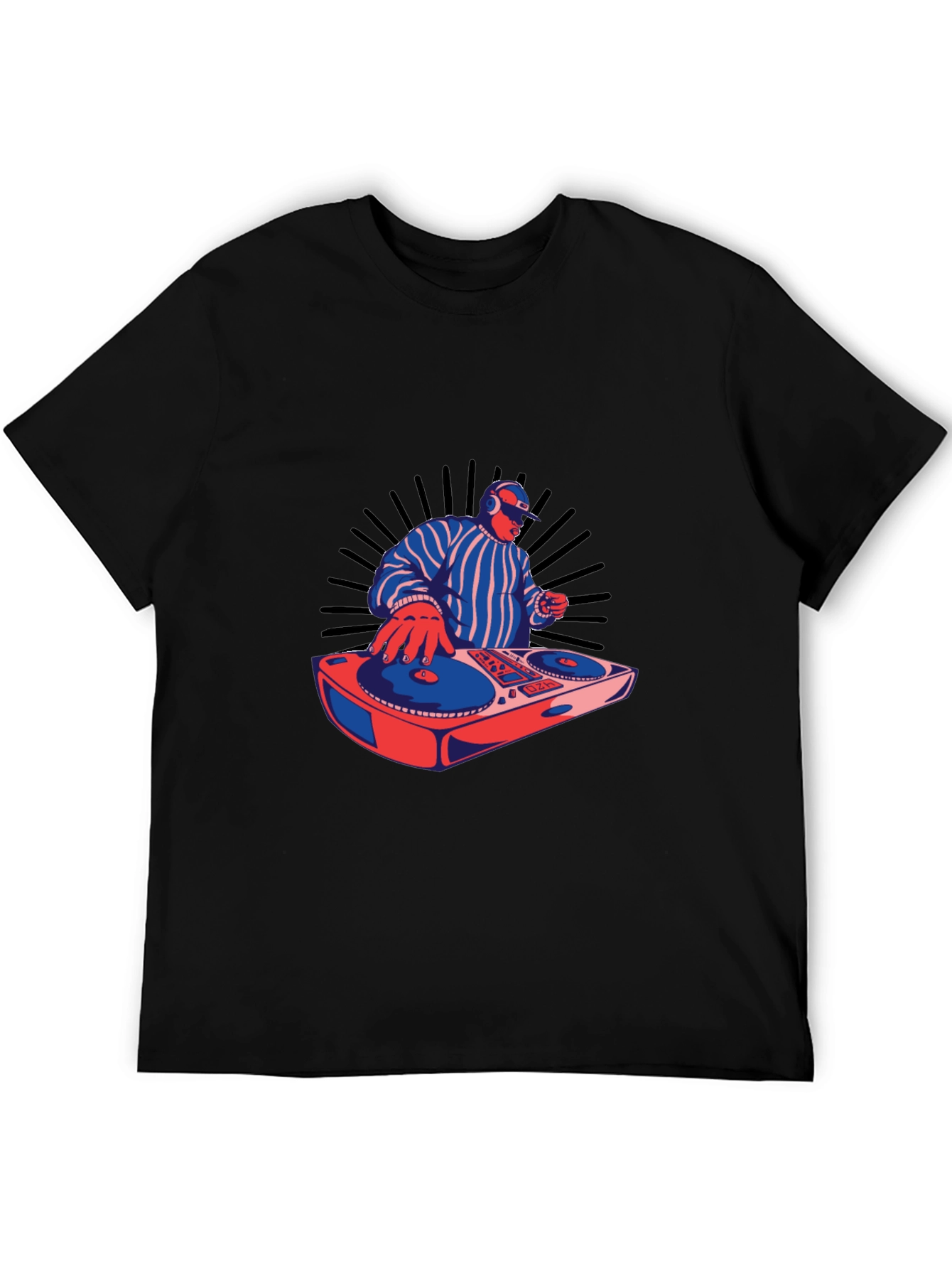 DJ Turntable Graphic T-Shirt