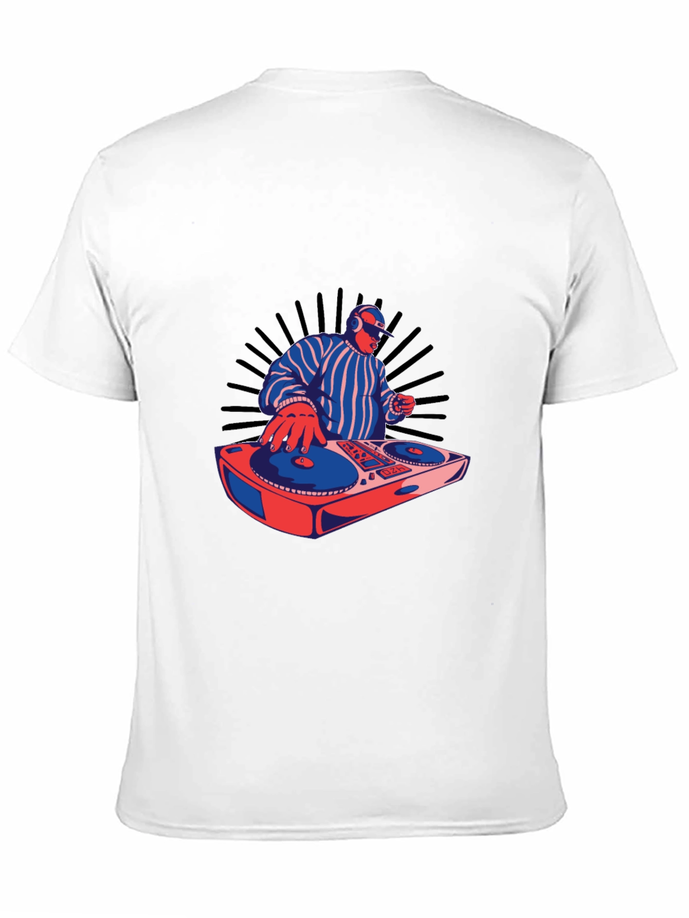 DJ Turntable Graphic T-Shirt
