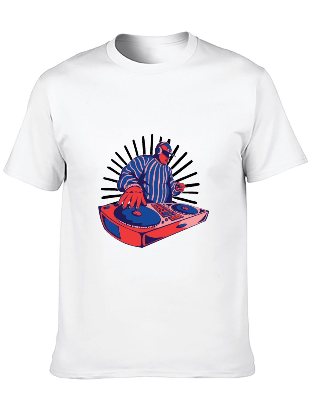 DJ Turntable Graphic T-Shirt