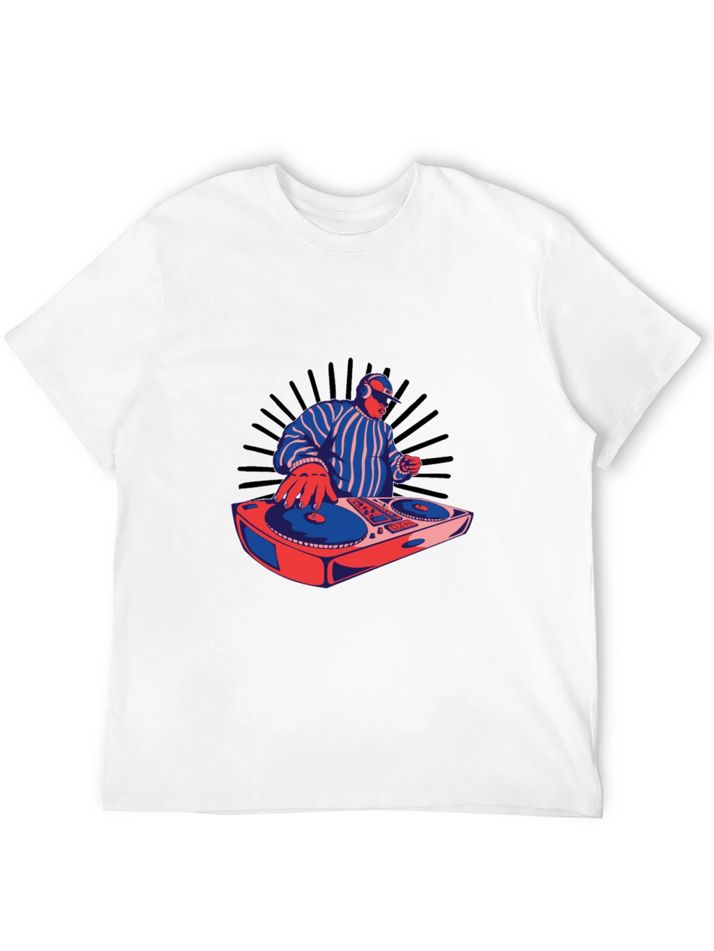 DJ Turntable Graphic T-Shirt