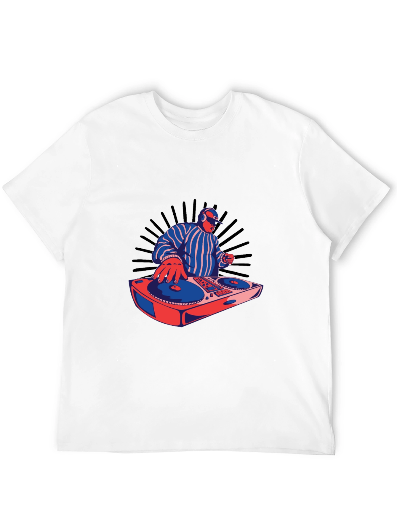 DJ Turntable Graphic T-Shirt