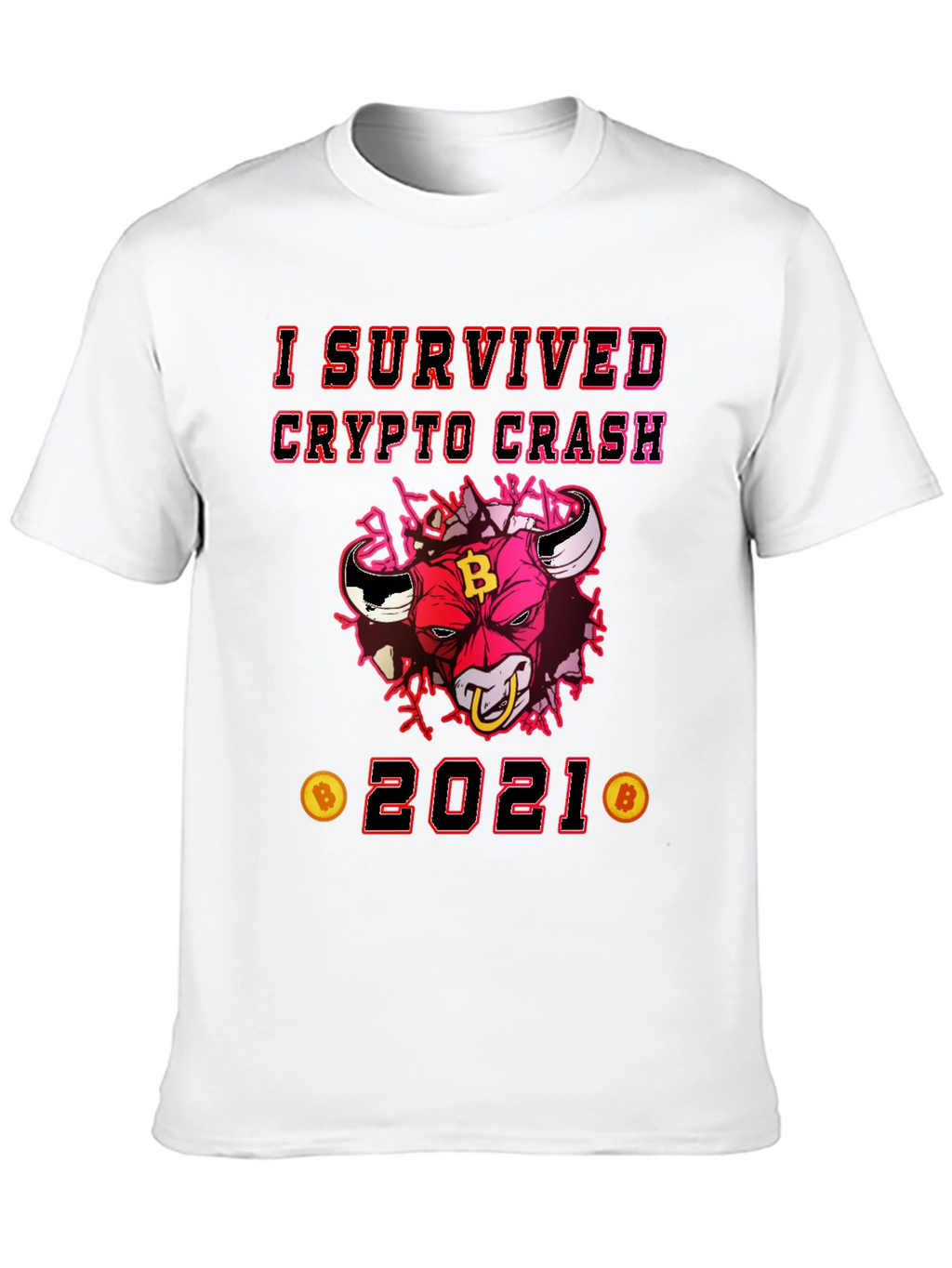 Crypto Crash Survivor 2021 Graphic Tee