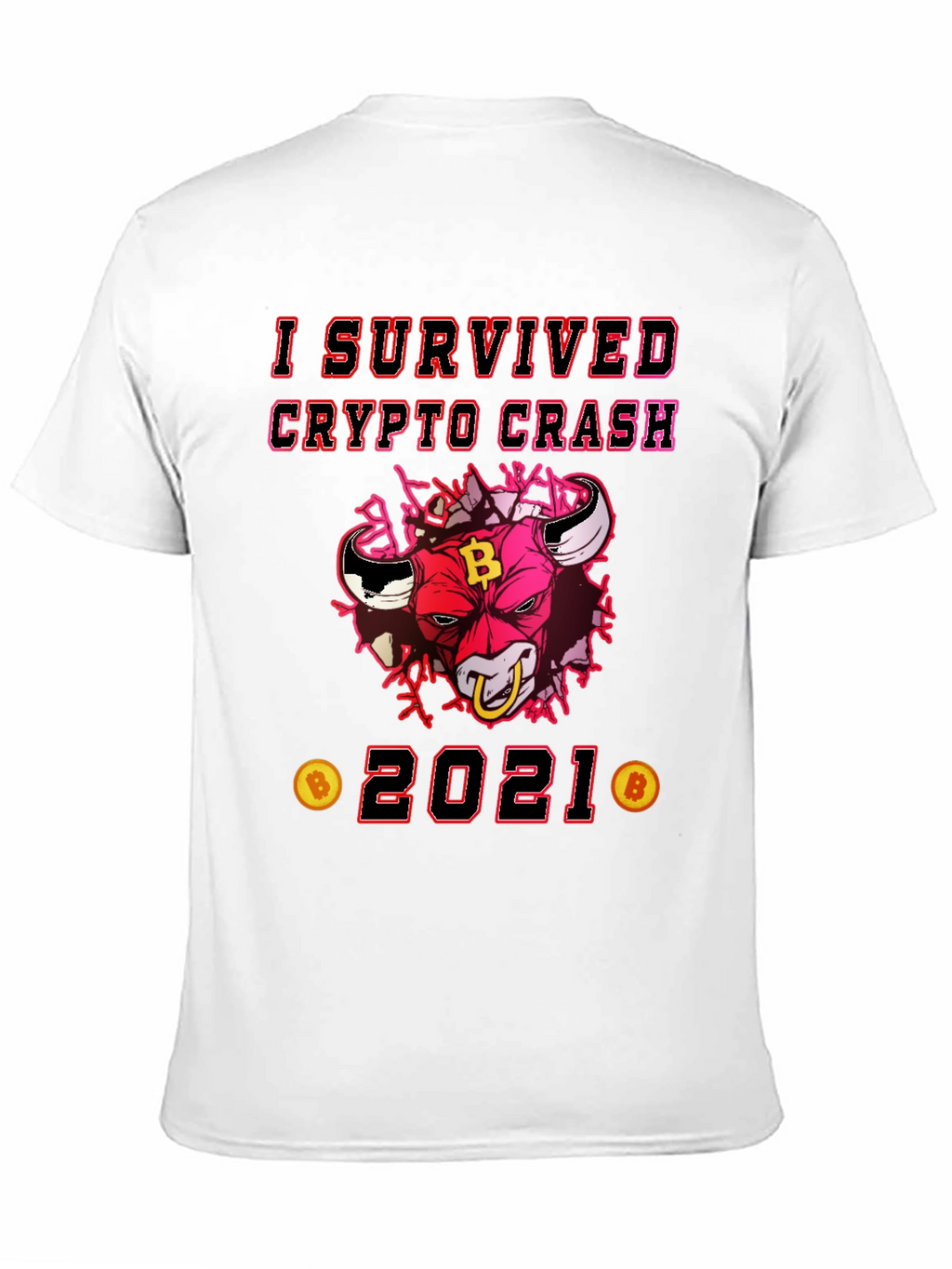 Crypto Crash Survivor 2021 Graphic Tee
