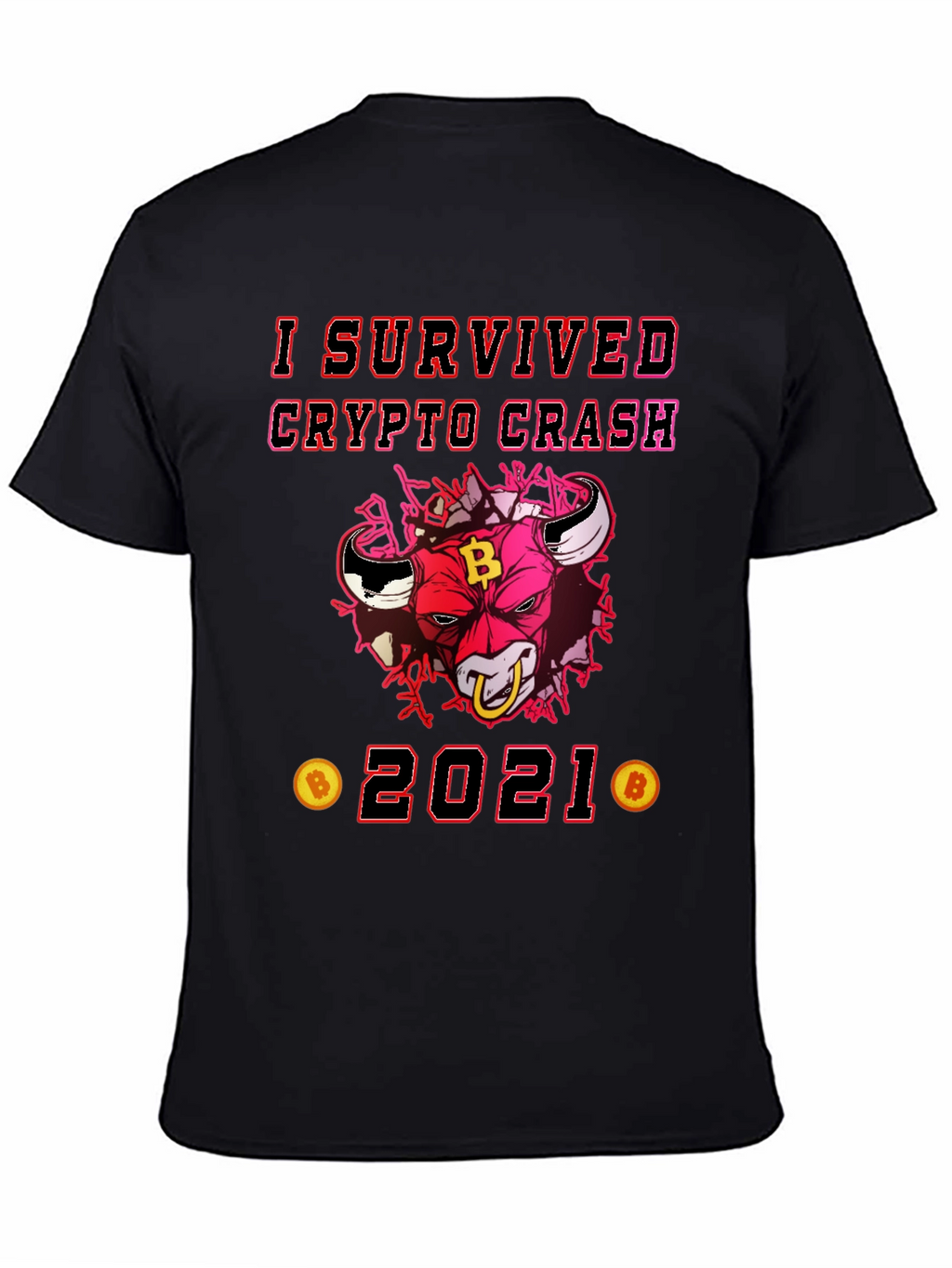 Crypto Crash Survivor 2021 Graphic Tee