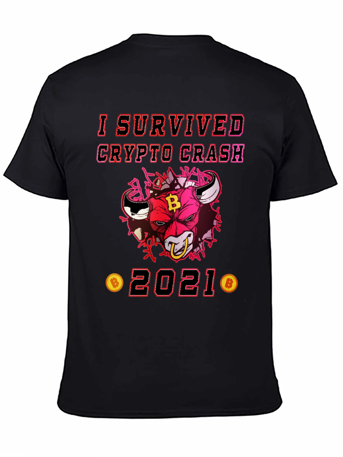 Crypto Crash Survivor 2021 Graphic Tee
