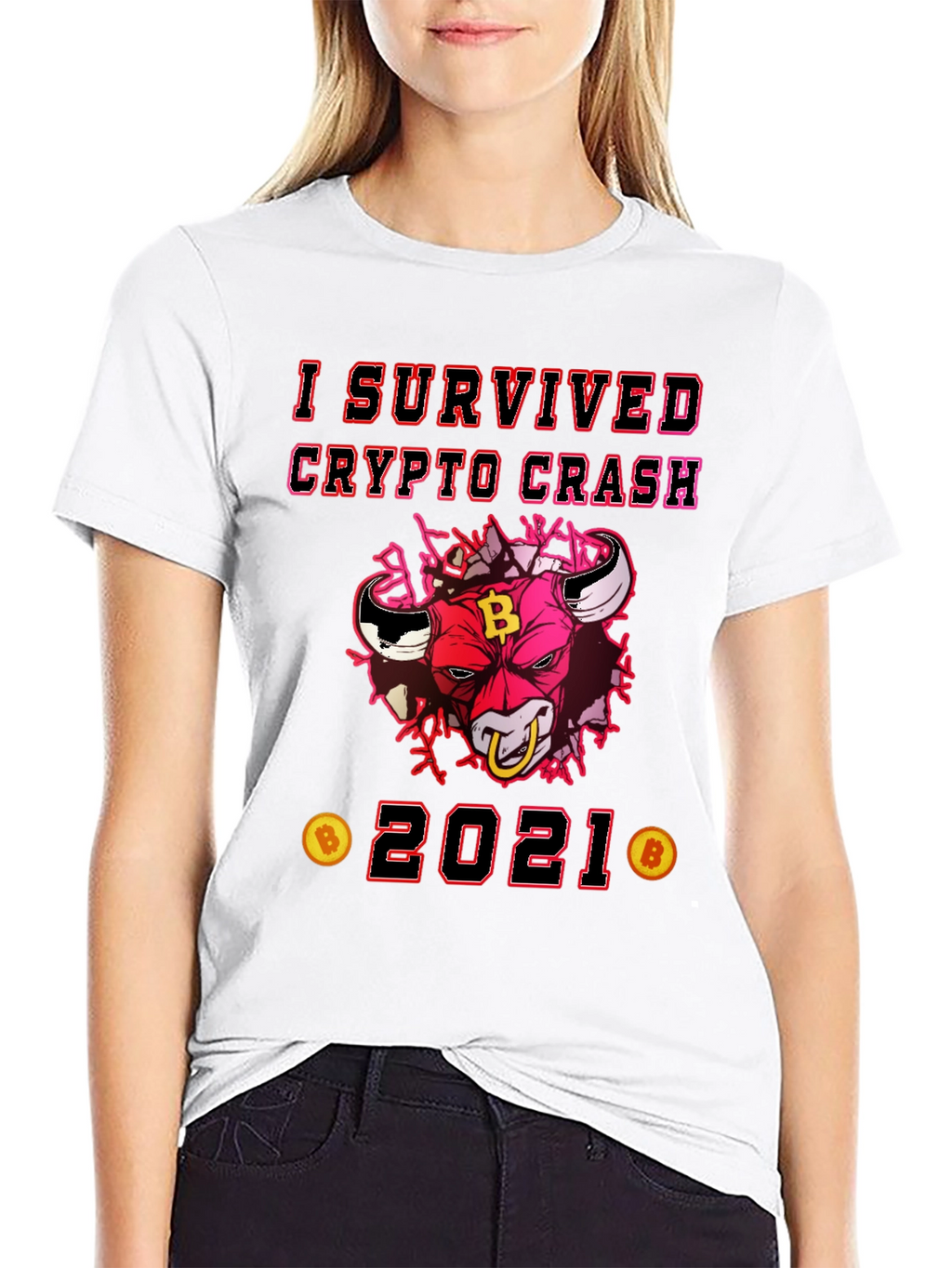 Crypto Crash Survivor 2021 Graphic Tee