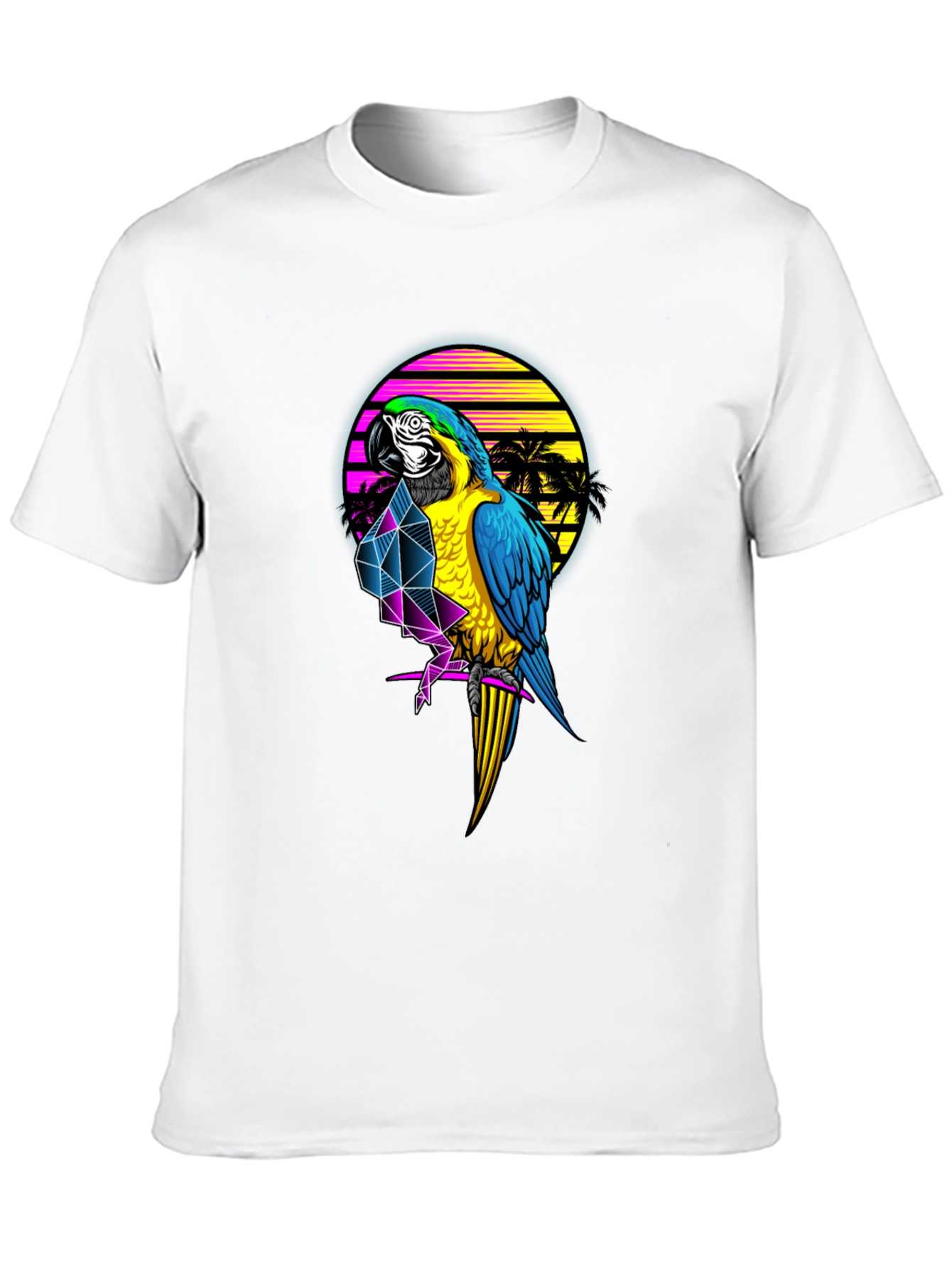 Retro Parrot Graphic T-Shirt