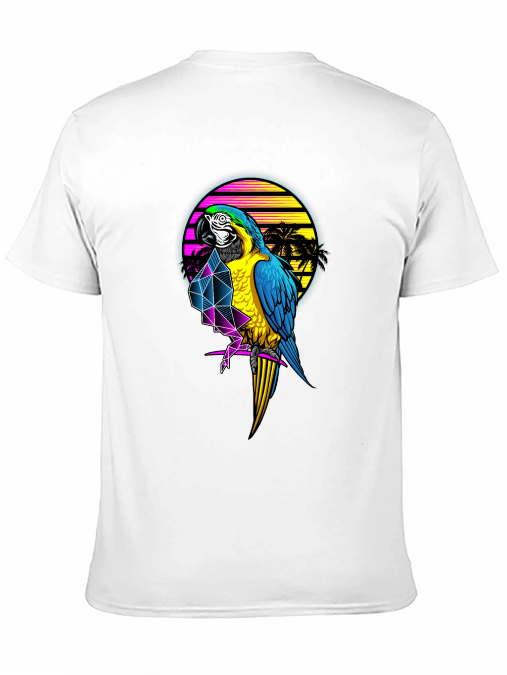 Retro Parrot Graphic T-Shirt