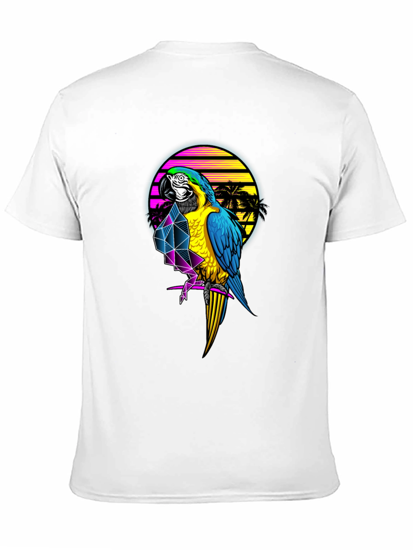 Retro Parrot Graphic T-Shirt
