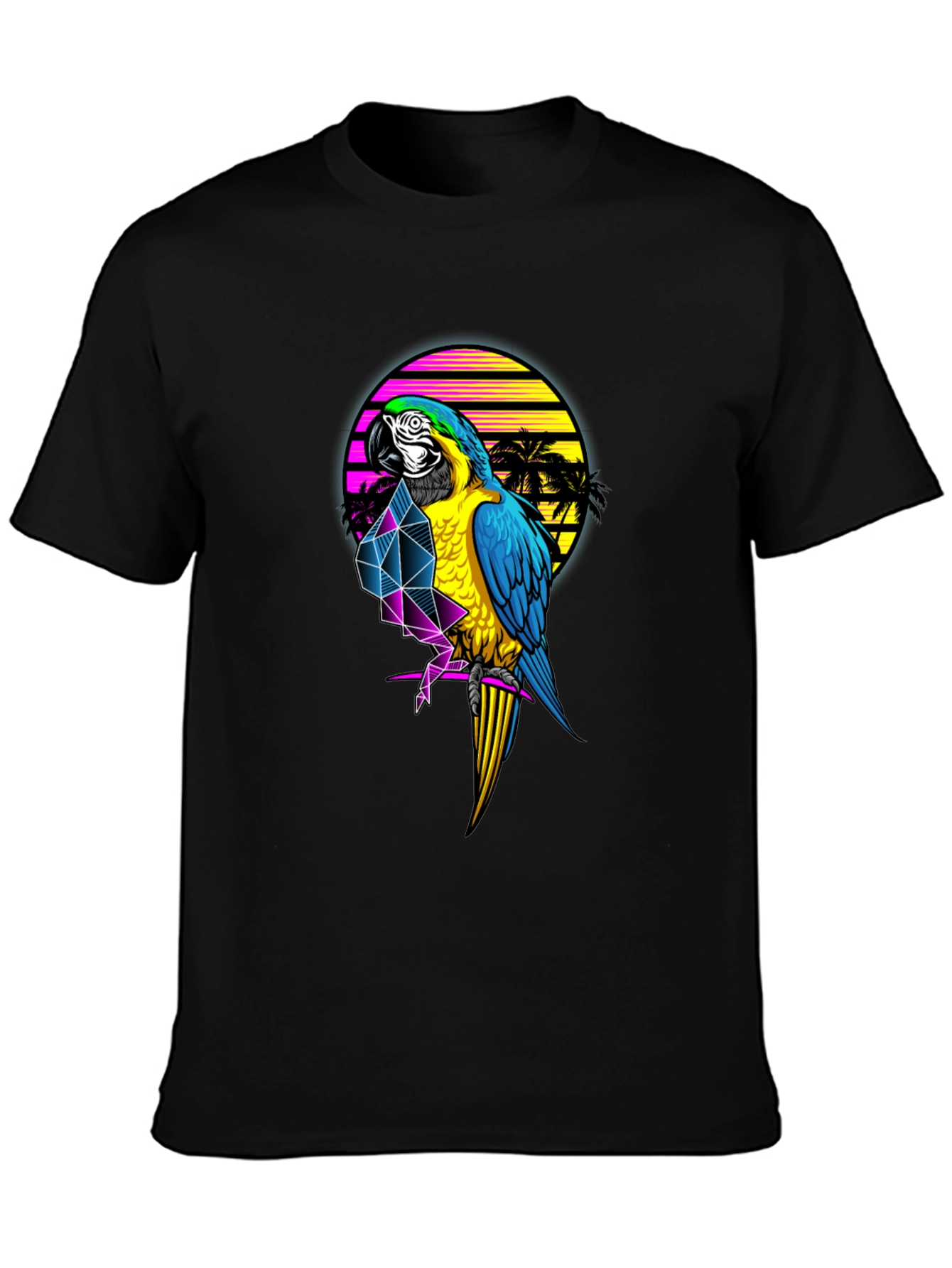 Retro Parrot Graphic T-Shirt