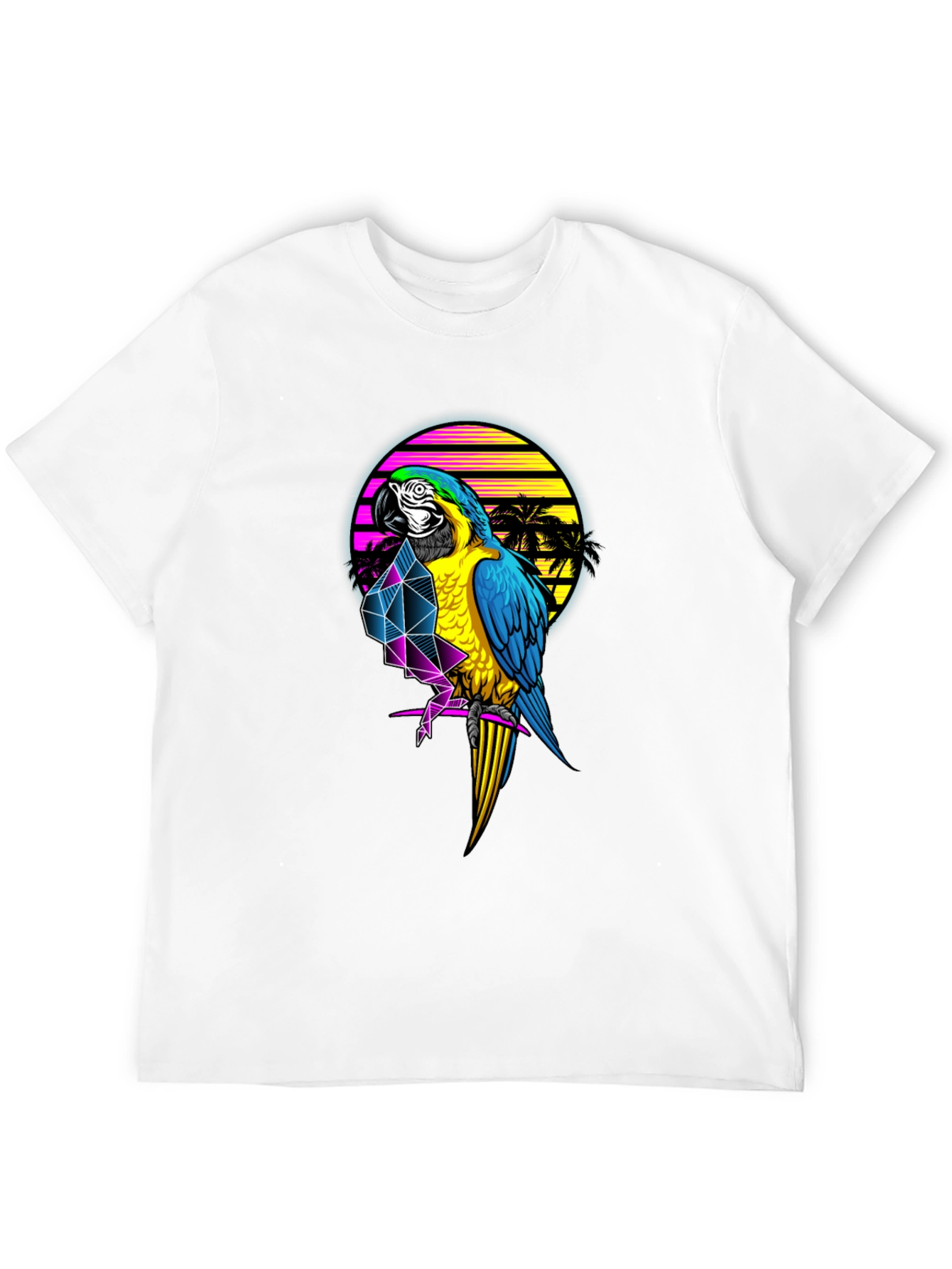 Retro Parrot Graphic T-Shirt