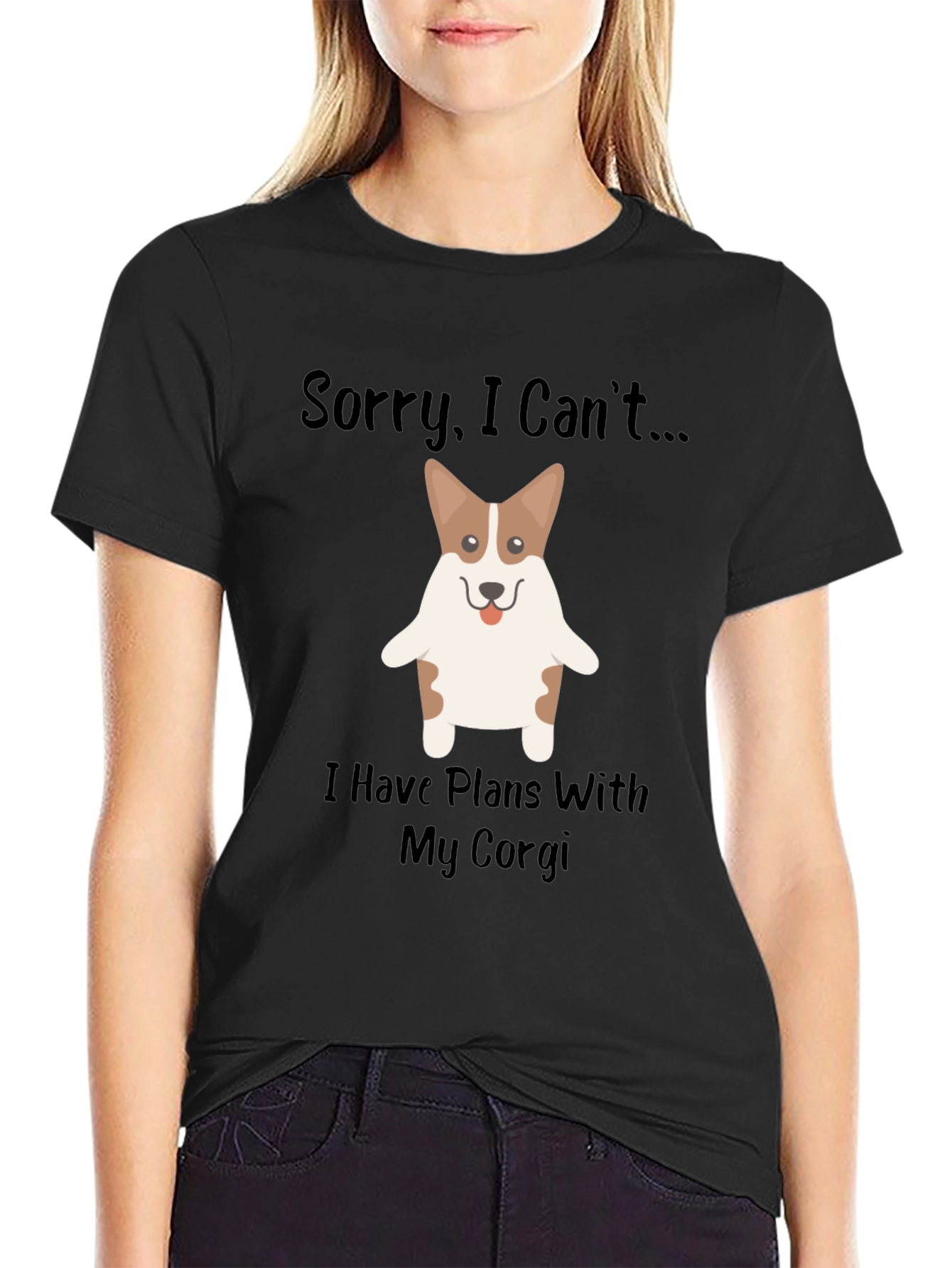 Corgi Plans T-Shirt - Sorry I Cant - Dog Lover Tee