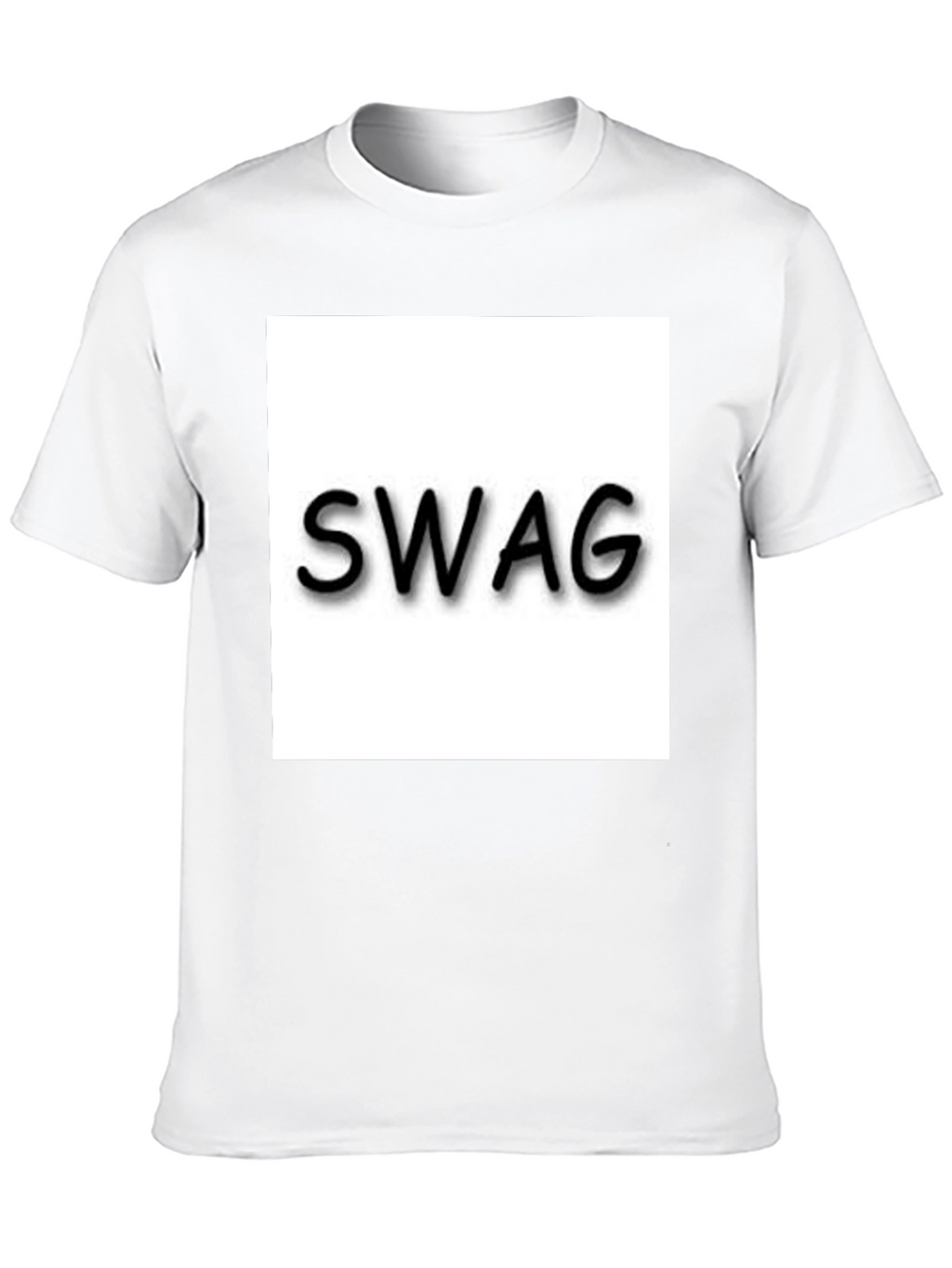 Mens Black T-Shirt - Swag Design