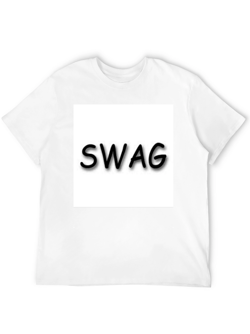 Mens Black T-Shirt - Swag Design