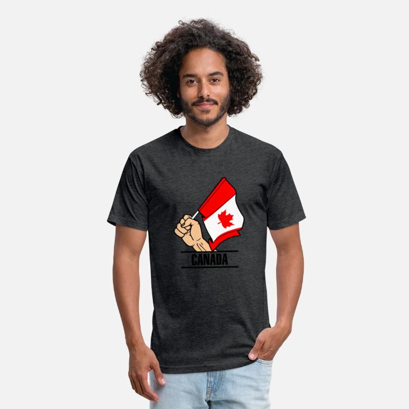 Flag Canada fist text´CANADA´