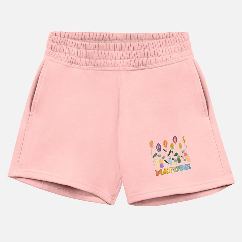 Flower Meadow with Mushrooms. Body Positivity.