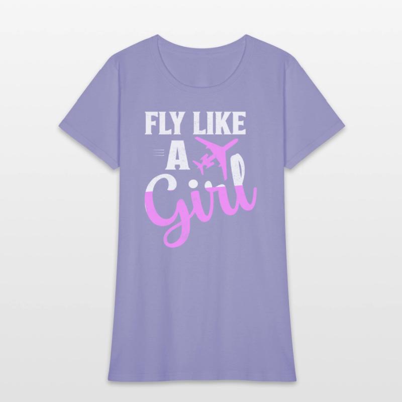 Fly Like A Girl Aviation Pilot Airline