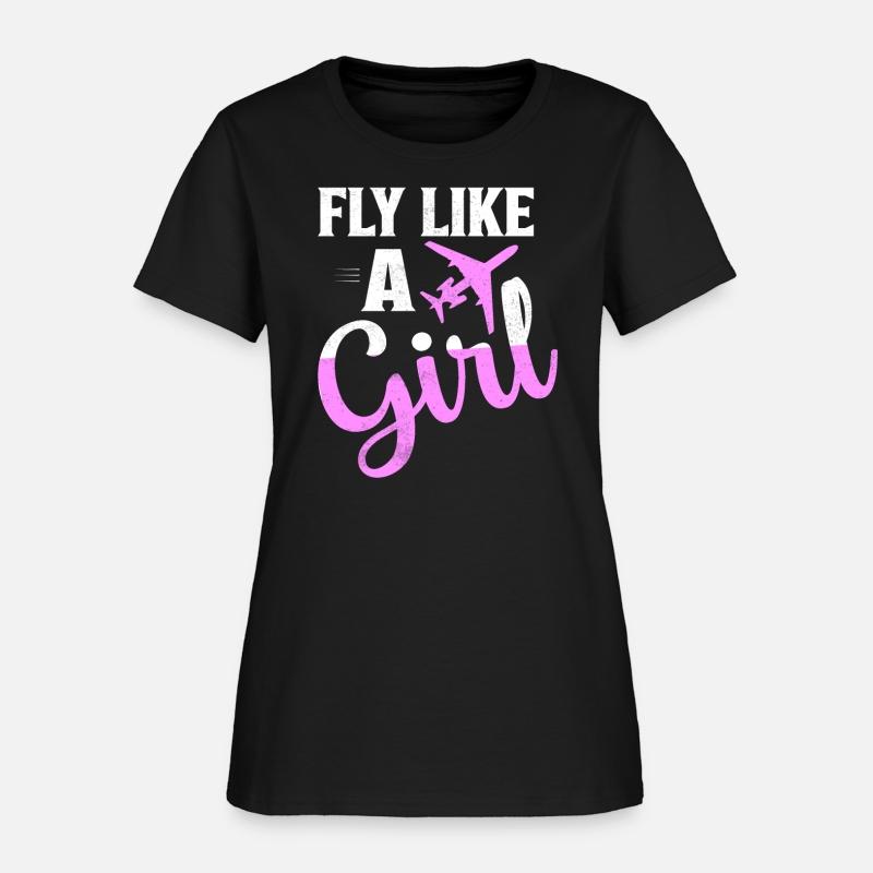 Fly Like A Girl Aviation Pilot Airline
