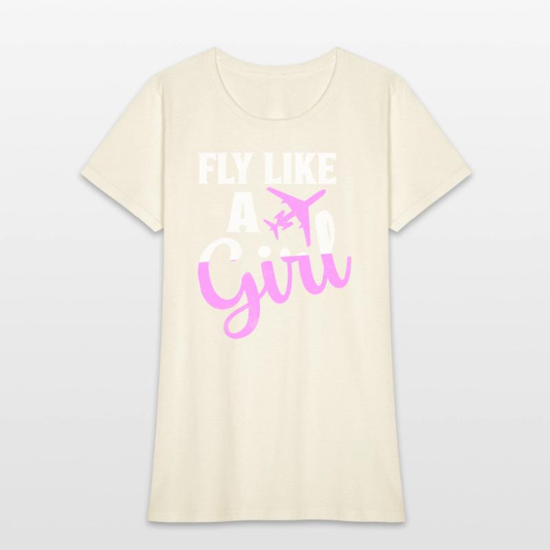 Fly Like A Girl Aviation Pilot Airline