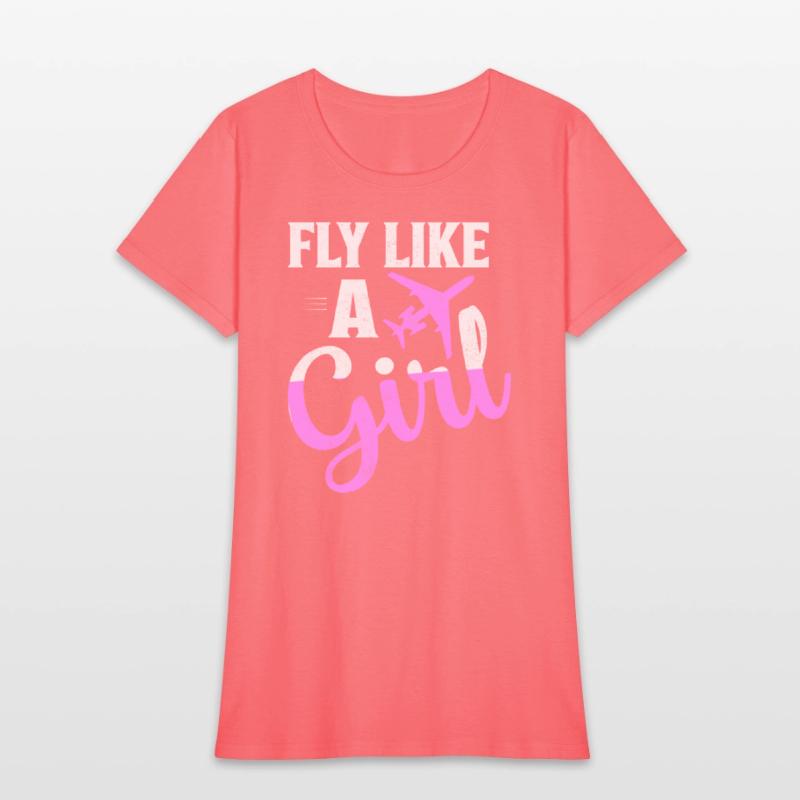 Fly Like A Girl Aviation Pilot Airline