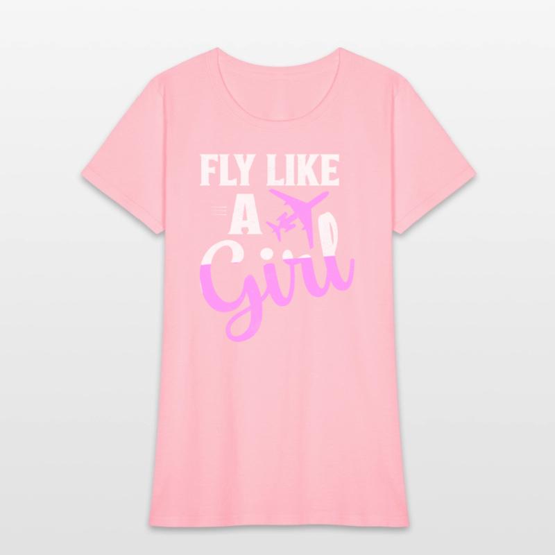 Fly Like A Girl Aviation Pilot Airline