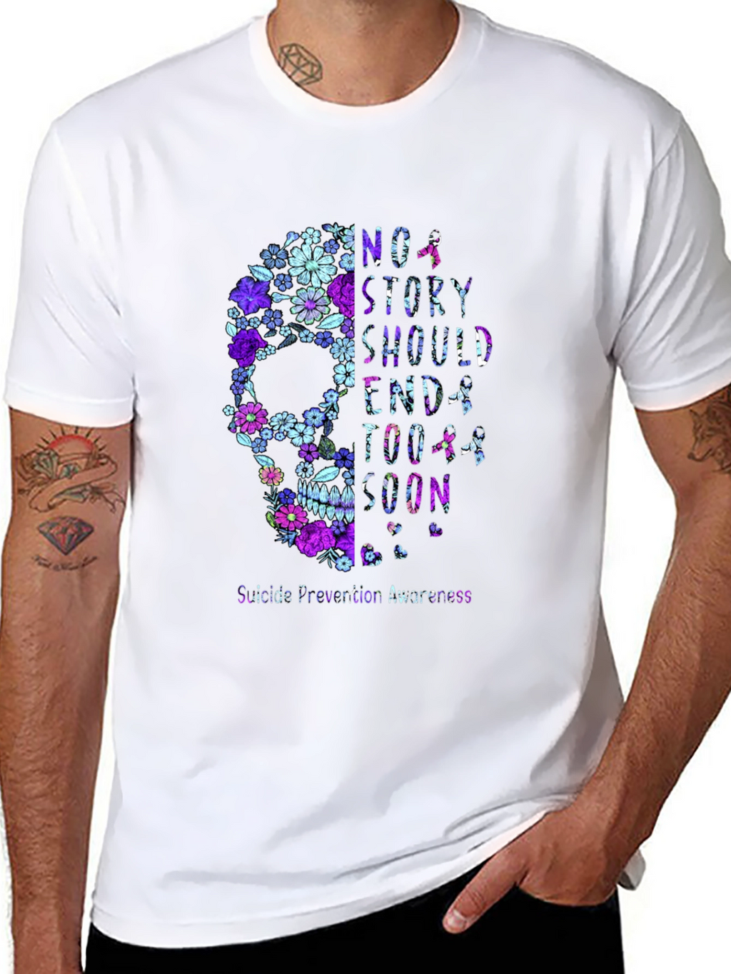 Suicide Prevention Awareness Graphic T-Shirt