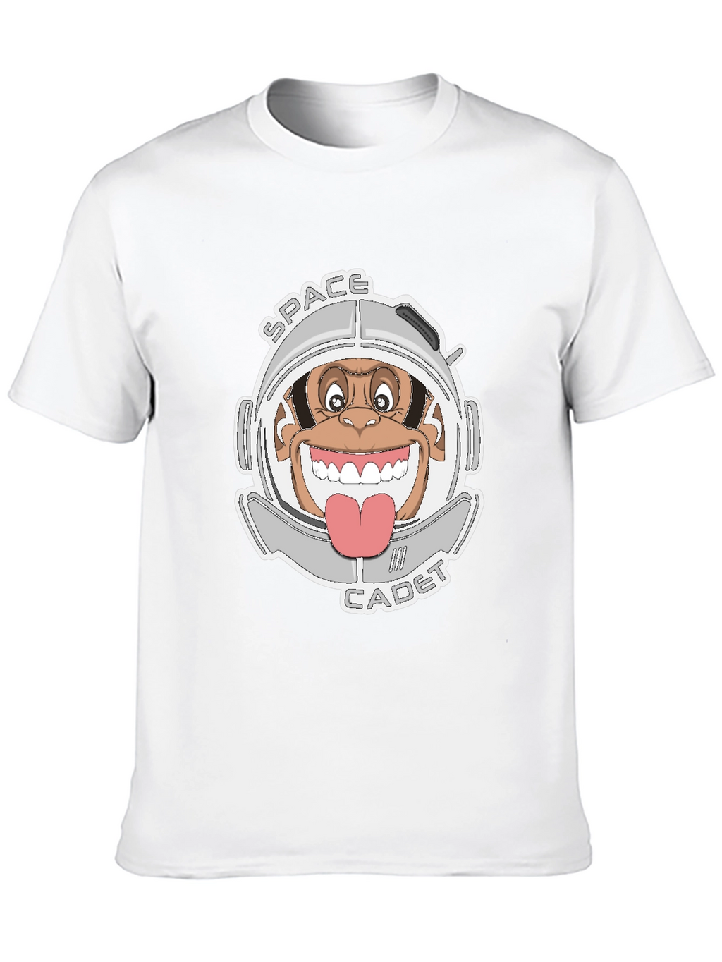 Space Cadet Monkey Graphic T-Shirt - Black