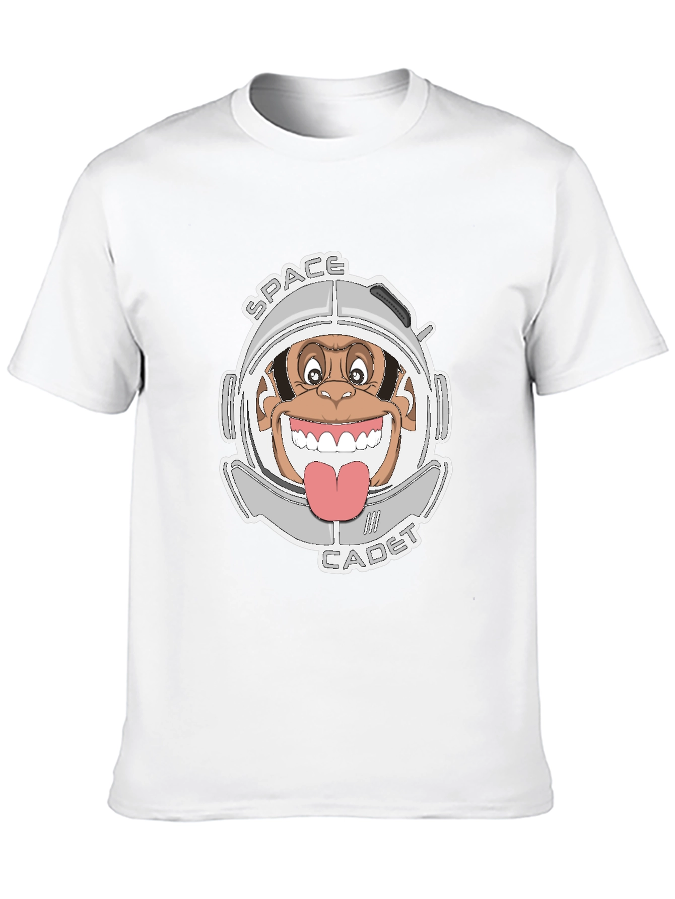 Space Cadet Monkey Graphic T-Shirt - Black