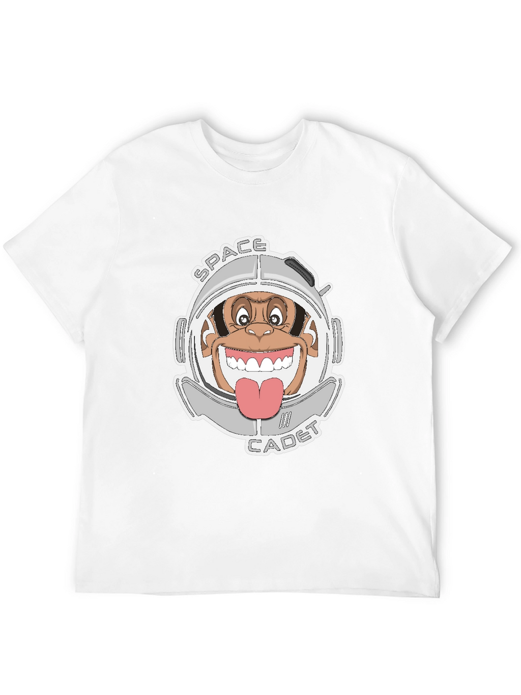 Space Cadet Monkey Graphic T-Shirt - Black