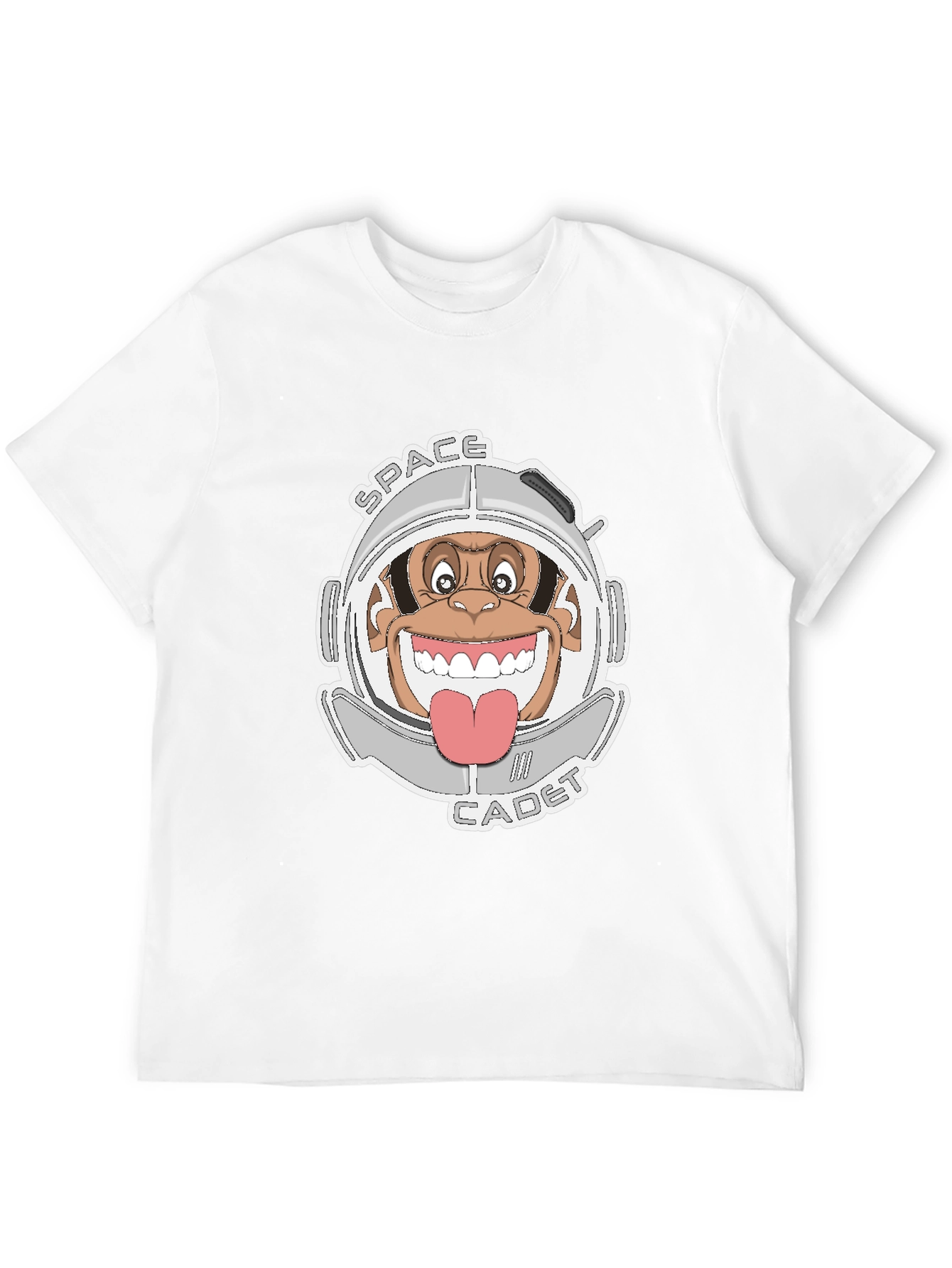 Space Cadet Monkey Graphic T-Shirt - Black
