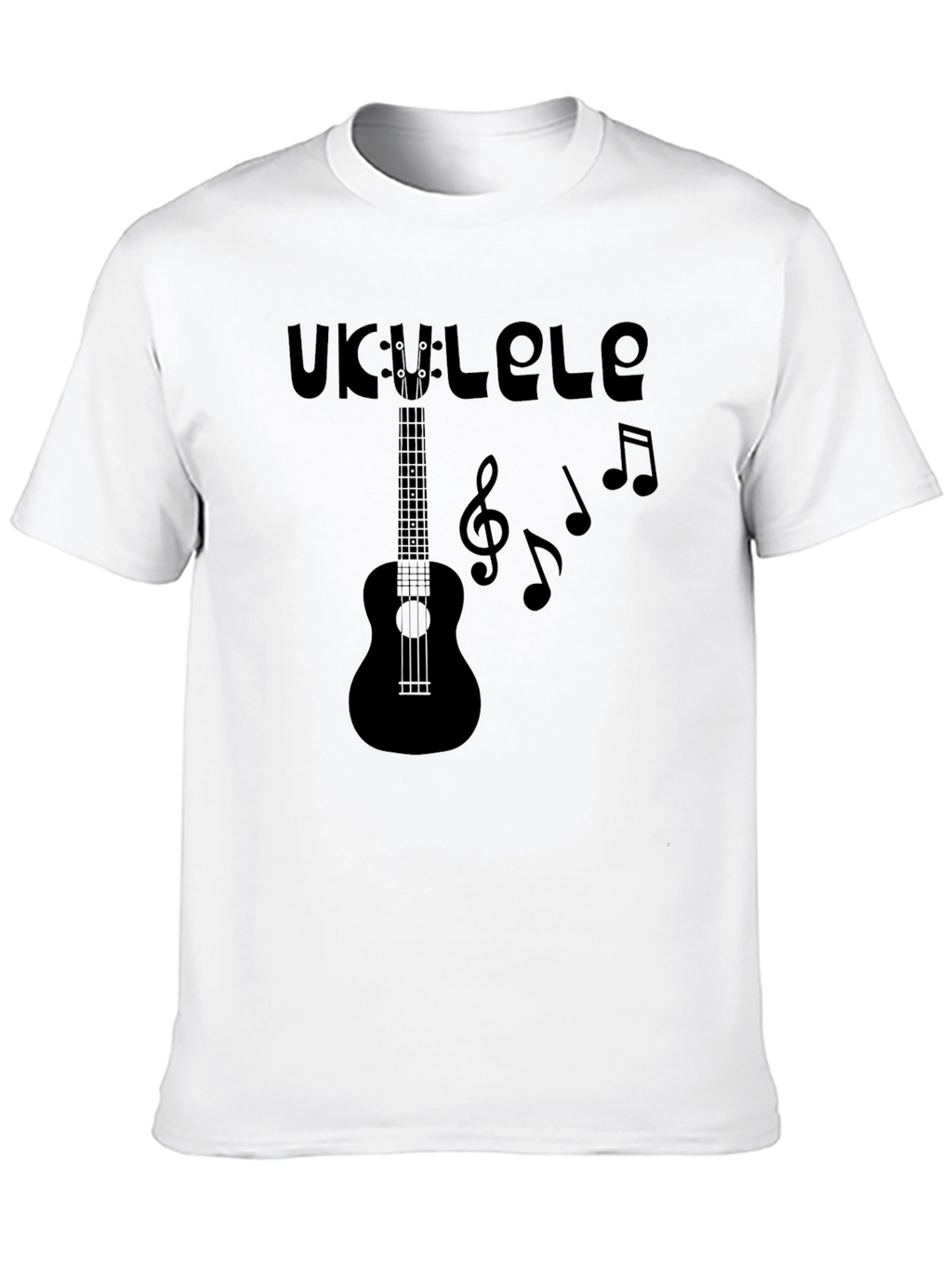 Ukulele Graphic T-Shirt - Music Lover Tee