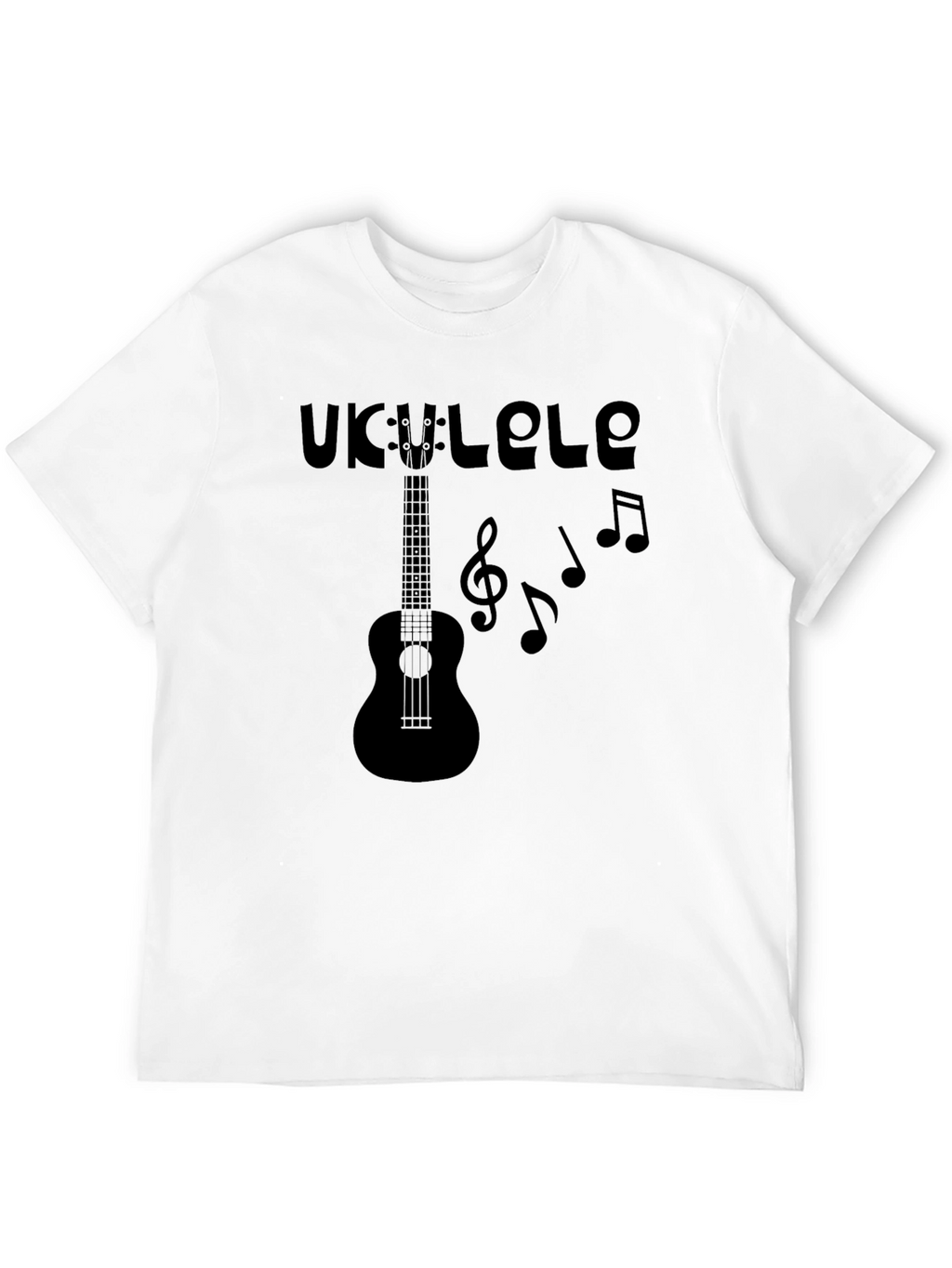 Ukulele Graphic T-Shirt - Music Lover Tee