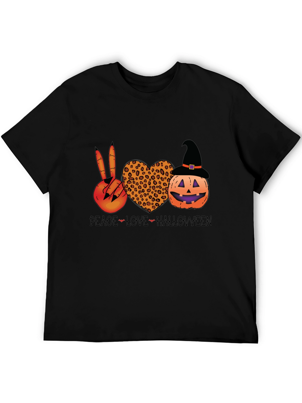 Peace Love Halloween T-Shirt