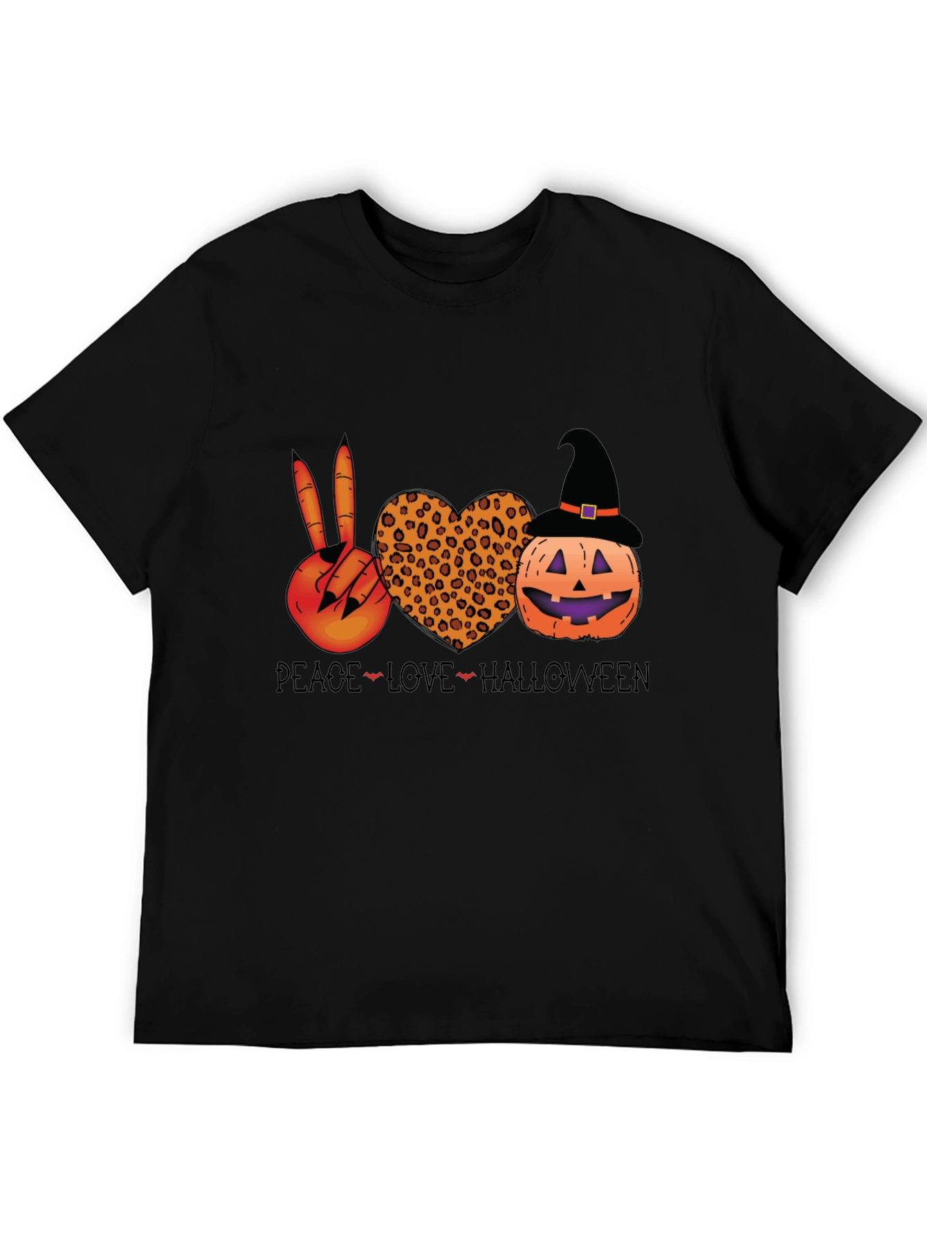 Peace Love Halloween T-Shirt
