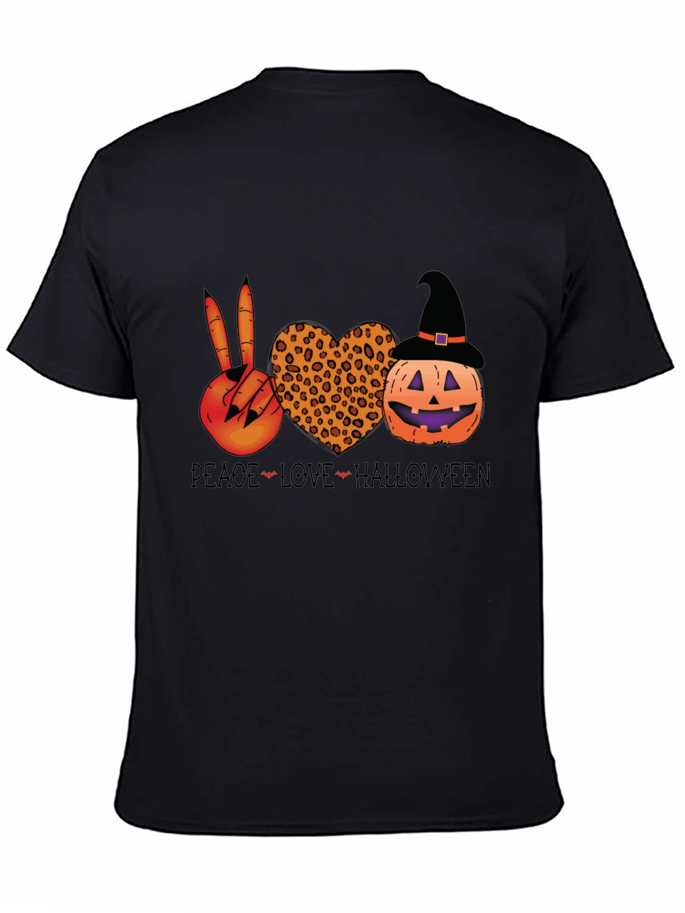 Peace Love Halloween T-Shirt