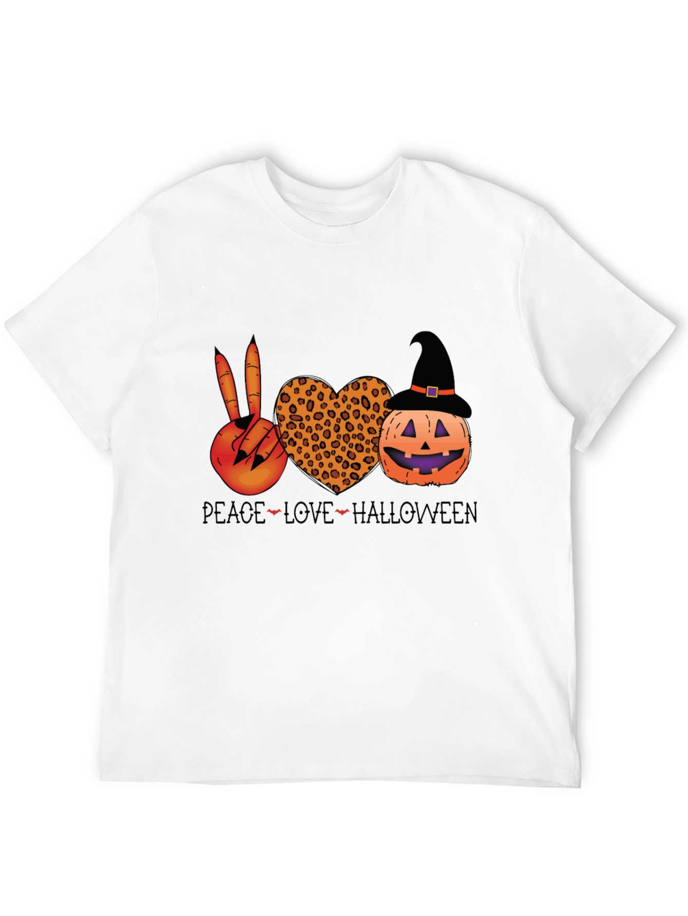 Peace Love Halloween T-Shirt