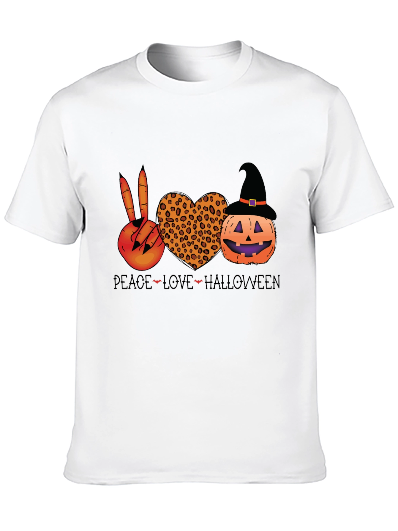 Peace Love Halloween T-Shirt