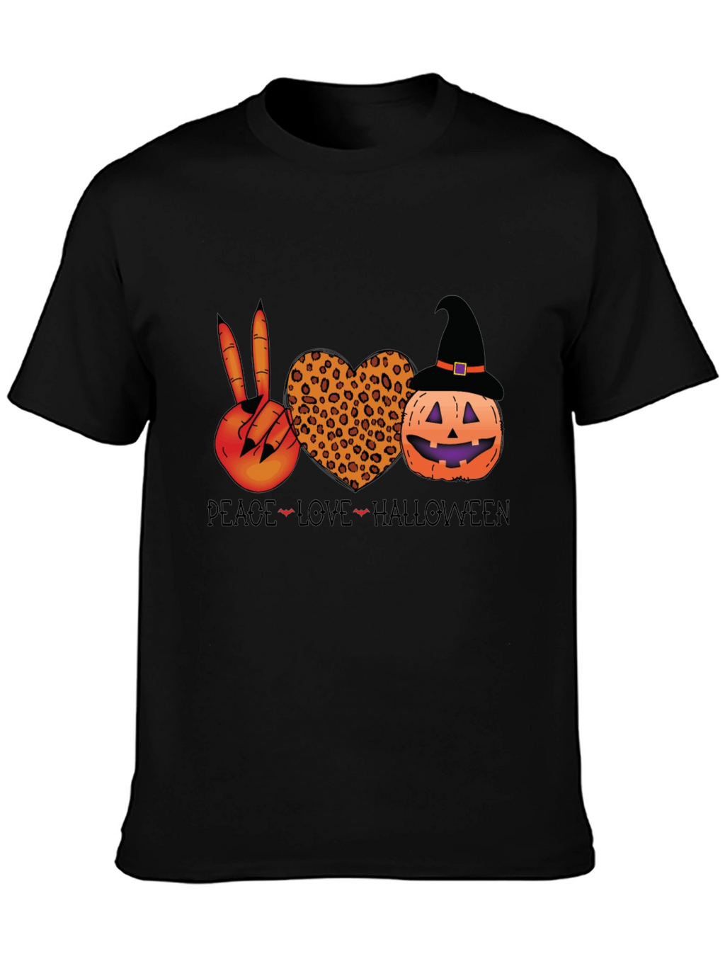 Peace Love Halloween T-Shirt