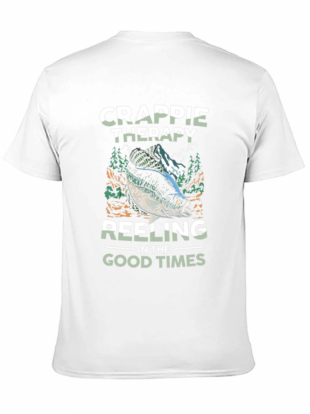 Crappie Therapy Fishing T-Shirt