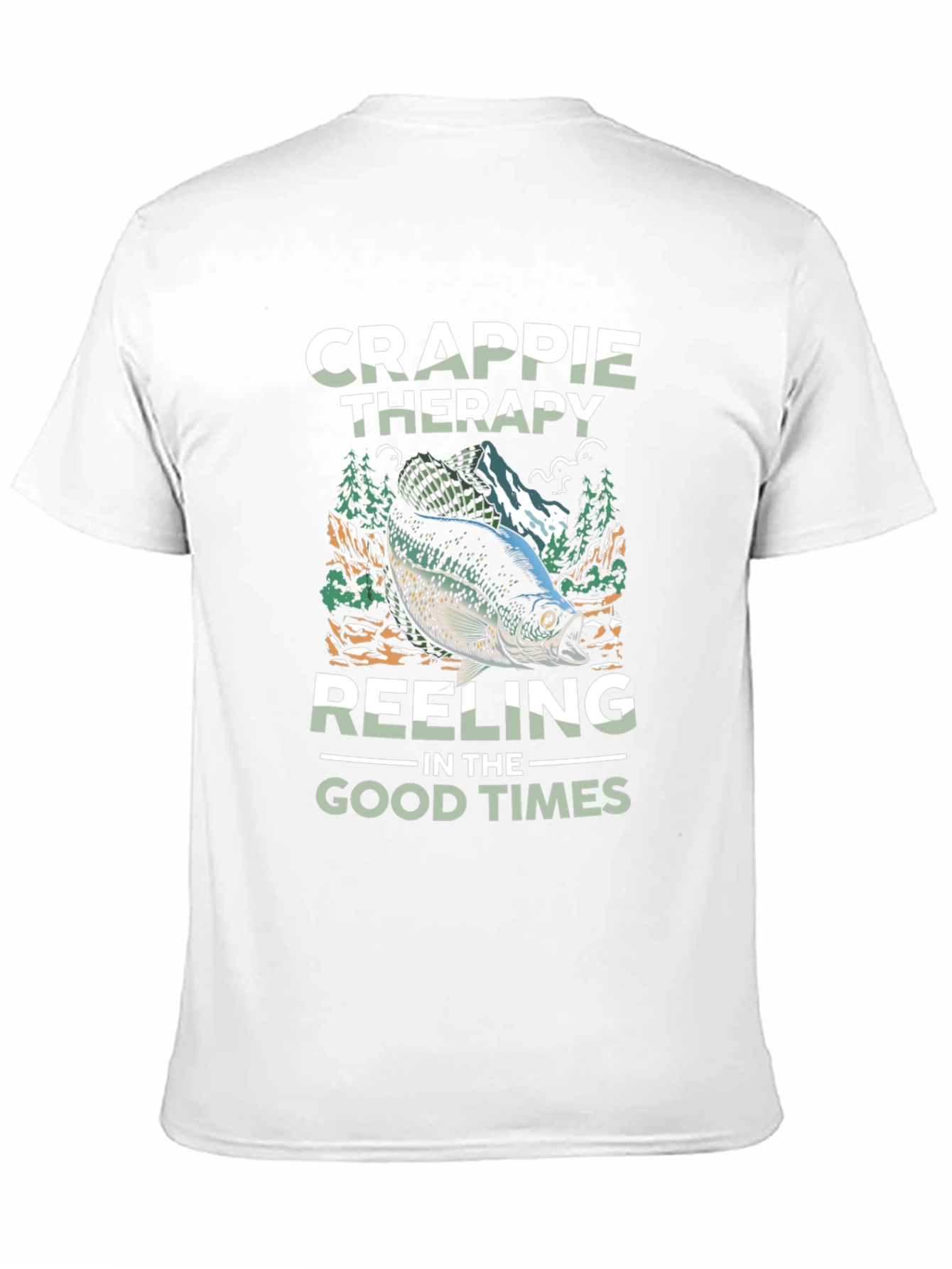 Crappie Therapy Fishing T-Shirt